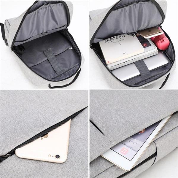 Grote foto anti diefstal laptoprugzak voor heren usb oplaadpoort waterdichte oxford schooltas sieraden tassen en uiterlijk rugtassen
