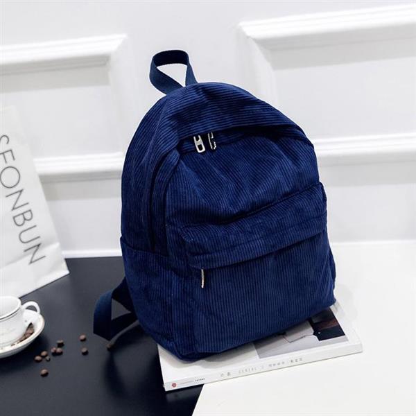 Grote foto corduroy schoolrugzak ultralichte modieuze reistas voor dames tienermeisjes sieraden tassen en uiterlijk rugtassen