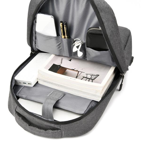 Grote foto zakelijke rugzak voor heren usb oplaadontwerp nylon reistas voor laptops sieraden tassen en uiterlijk rugtassen