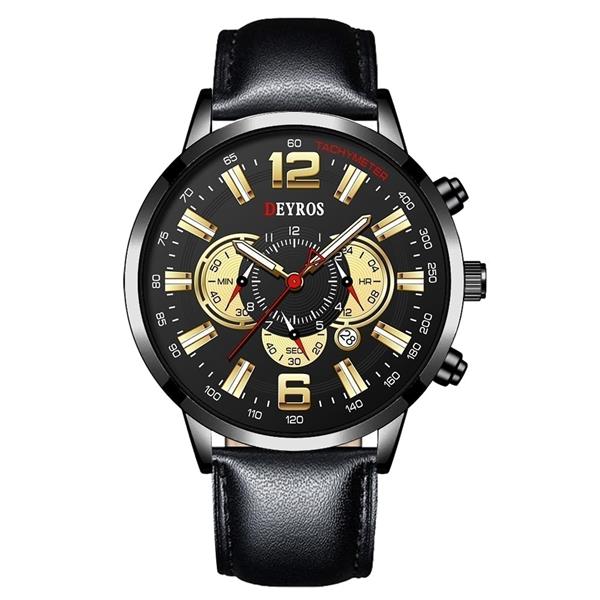 Grote foto roestvrijstalen sporthorloge voor heren quartz horloge kalender lichtgevende klok staal kleding dames horloges