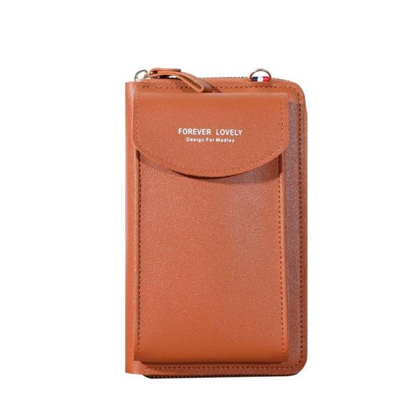Grote foto multifunctionele portemonnee voor dames pu lederen mobiele telefoon portemonnee tas kaart paspoort kleding dames sieraden
