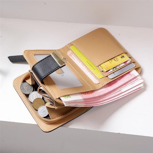 Grote foto mode bladeren patroon portemonnee voor dames pouch handtas pu lederen portemonnee munten kaarthoud kleding dames sieraden