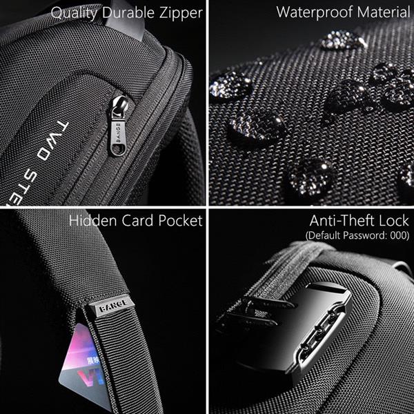 Grote foto borsttas met usb 3.0 oplaadpoort antidiefstalslot waterdichte schoudertas reistas sieraden tassen en uiterlijk rugtassen