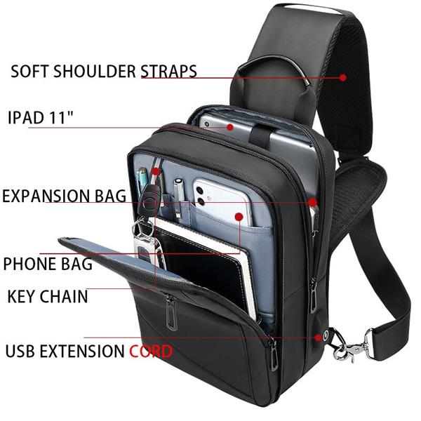 Grote foto crossbody schoudertas voor heren usb opladen waterafstotende rugzak reizen sieraden tassen en uiterlijk rugtassen