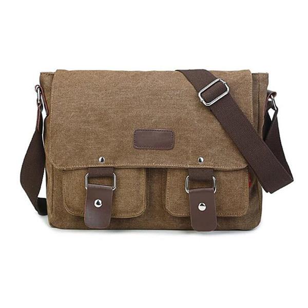 Grote foto vintage canvas tas voor heren casual crossbody messenger travel schoudertassen met klep sieraden tassen en uiterlijk schoudertassen