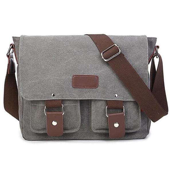 Grote foto vintage canvas tas voor heren casual crossbody messenger travel schoudertassen met klep sieraden tassen en uiterlijk schoudertassen