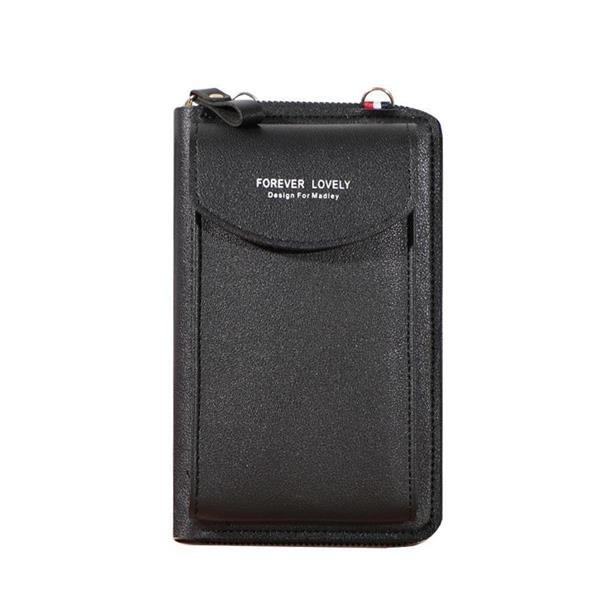 Grote foto multifunctionele portemonnee voor dames pu lederen mobiele telefoon portemonnee tas kaart paspoort kleding dames sieraden