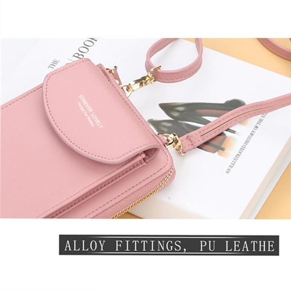 Grote foto multifunctionele portemonnee voor dames pu lederen mobiele telefoon portemonnee tas kaart paspoort kleding dames sieraden