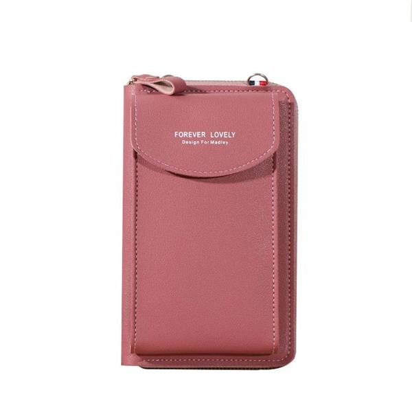 Grote foto multifunctionele portemonnee voor dames pu lederen mobiele telefoon portemonnee tas kaart paspoort kleding dames sieraden