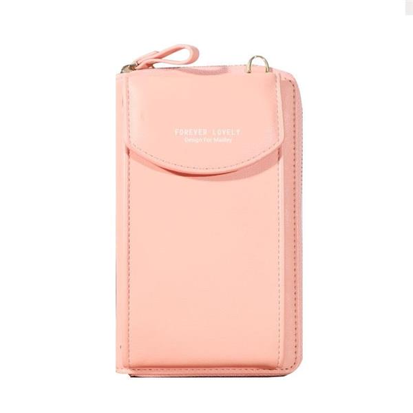 Grote foto multifunctionele portemonnee voor dames pu lederen mobiele telefoon portemonnee tas kaart paspoort kleding dames sieraden