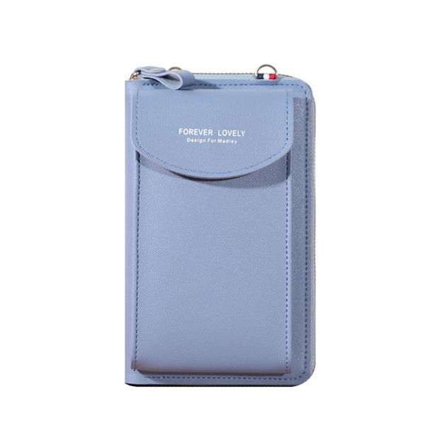 Grote foto multifunctionele portemonnee voor dames pu lederen mobiele telefoon portemonnee tas kaart paspoort kleding dames sieraden