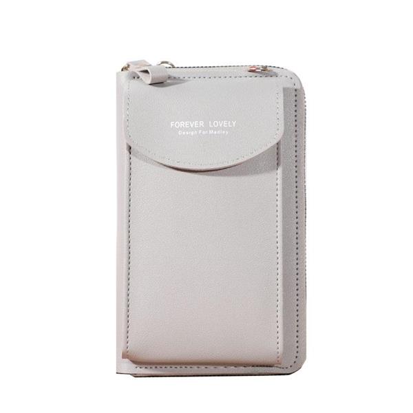 Grote foto multifunctionele portemonnee voor dames pu lederen mobiele telefoon portemonnee tas kaart paspoort kleding dames sieraden