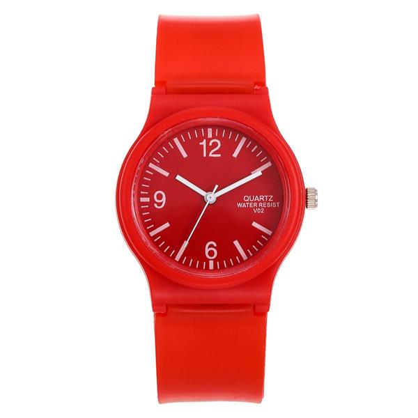 Grote foto candy jelly horloge voor dames waterdicht siliconen quartz studentenhorloge kleding dames horloges
