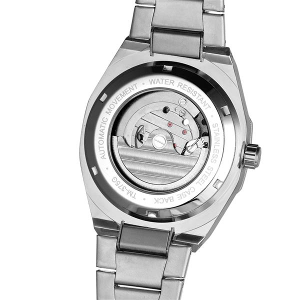 Grote foto mechanische roestvrijstalen luxe horlogemode voor heren zakelijk polshorloge kleding dames horloges