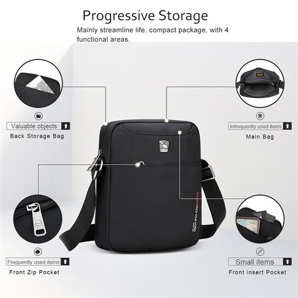 Grote foto waterdichte crossbodytas voor heren mini zakelijke schoudertas travelling messenger sling pack sieraden tassen en uiterlijk schoudertassen