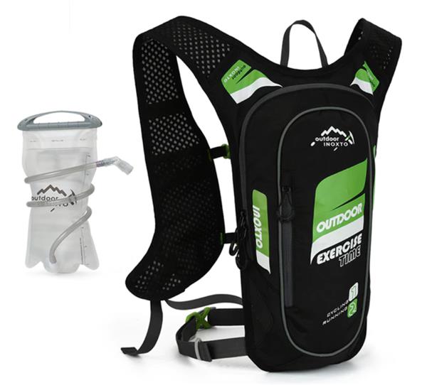 Grote foto 8l fietsrugzak unisex met 1 5l waterzak waterdichte en ademende reflecterende fietstas sieraden tassen en uiterlijk rugtassen