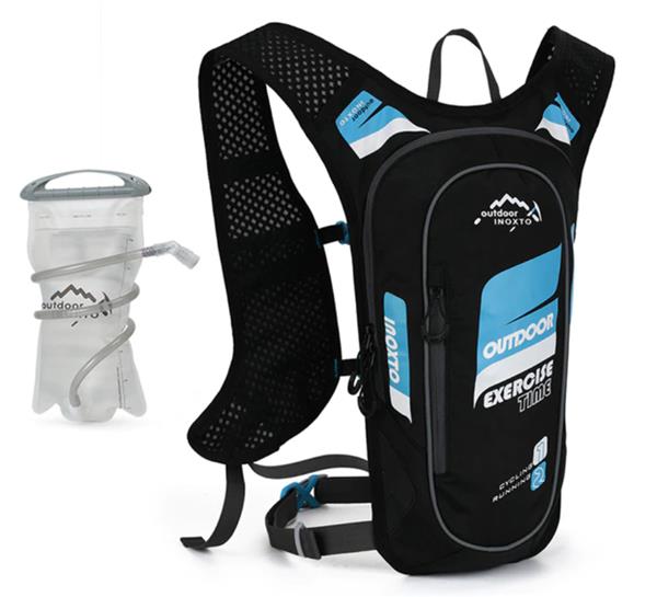 Grote foto 8l fietsrugzak unisex met 1 5l waterzak waterdichte en ademende reflecterende fietstas sieraden tassen en uiterlijk rugtassen