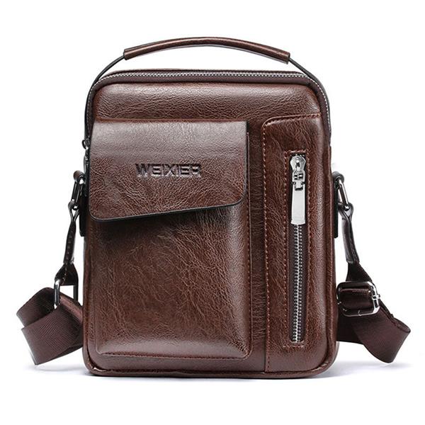 Grote foto casual schoudertas voor heren vintage crossbody handtas van pu leer sieraden tassen en uiterlijk schoudertassen