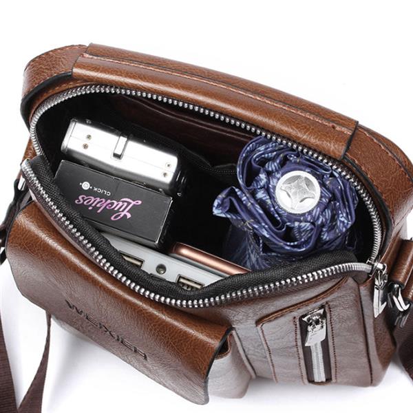 Grote foto casual schoudertas voor heren vintage crossbody handtas van pu leer sieraden tassen en uiterlijk schoudertassen