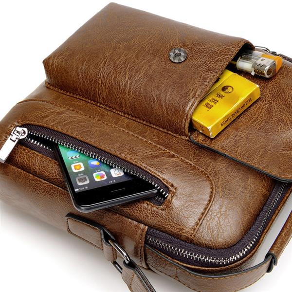 Grote foto casual schoudertas voor heren vintage crossbody handtas van pu leer sieraden tassen en uiterlijk schoudertassen