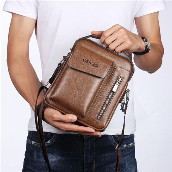 Grote foto casual schoudertas voor heren vintage crossbody handtas van pu leer sieraden tassen en uiterlijk schoudertassen