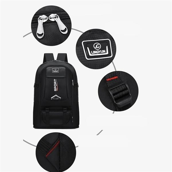 Grote foto 60l outdoor sport rugzak waterdichte klimmen reisrugzak camping wandeltas sieraden tassen en uiterlijk rugtassen