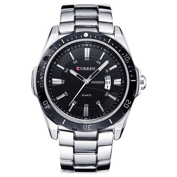 Grote foto mechanisch zakelijk horloge voor heren quartz horloge roestvrij stalen band polshorloge kleding dames horloges