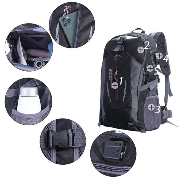 Grote foto nylon waterdichte reisrugzak unisex klimmen travel outdoor sports bag sieraden tassen en uiterlijk rugtassen