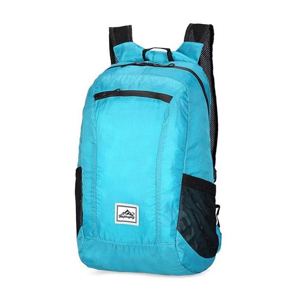 Grote foto 20l lichtgewicht opvouwbare rugzak unisex waterdichte ultralichte buitentas reiswandelpakket sieraden tassen en uiterlijk rugtassen