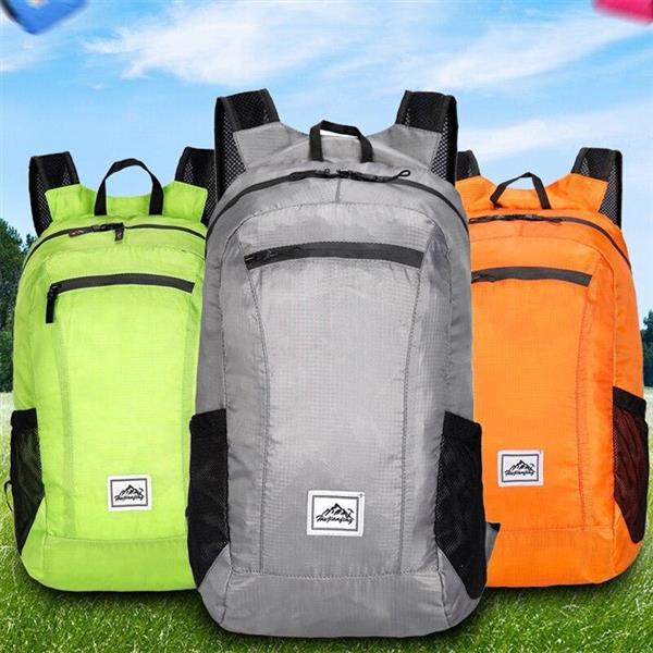 Grote foto 20l lichtgewicht opvouwbare rugzak unisex waterdichte ultralichte buitentas reiswandelpakket sieraden tassen en uiterlijk rugtassen