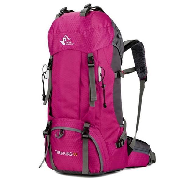 Grote foto 60l outdoor trekking rugzak camping wandelen klimtas waterdichte bergbeklimmersrugzak sieraden tassen en uiterlijk rugtassen