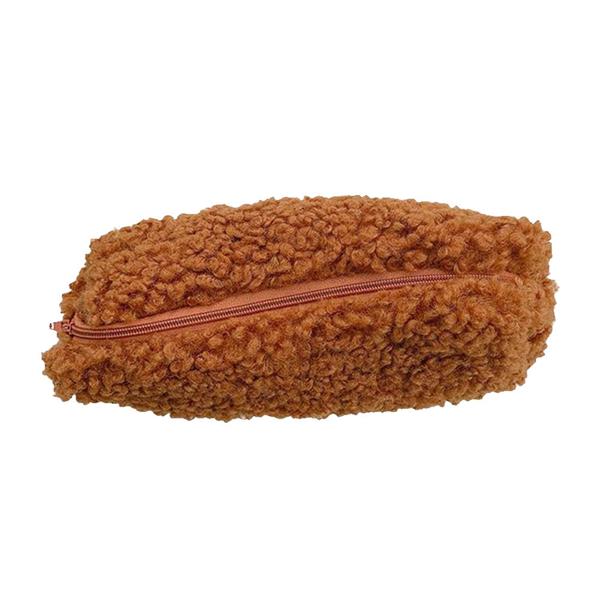 Grote foto lamswol etui pennenzakje pluche kawaii rits tas cosmetische organisator school kantoor verzamelen overige verzamelingen