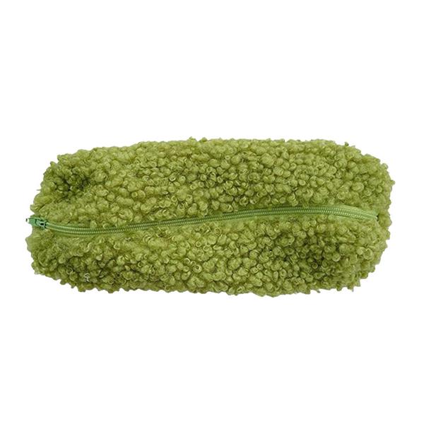 Grote foto lamswol etui pennenzakje pluche kawaii rits tas cosmetische organisator school kantoor verzamelen overige verzamelingen