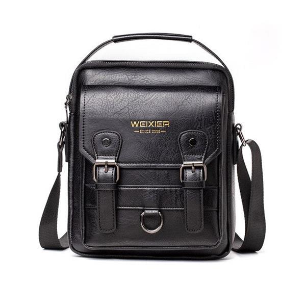 Grote foto crossbodytas met grote capaciteit voor heren casual schoudertas zachte handtas pu leer sieraden tassen en uiterlijk schoudertassen