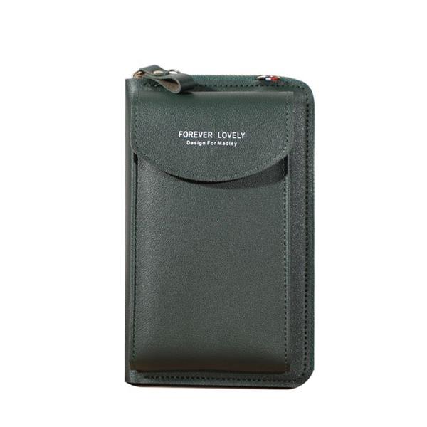 Grote foto multifunctionele portemonnee voor dames pu lederen mobiele telefoon portemonnee tas kaart paspoort kleding dames sieraden