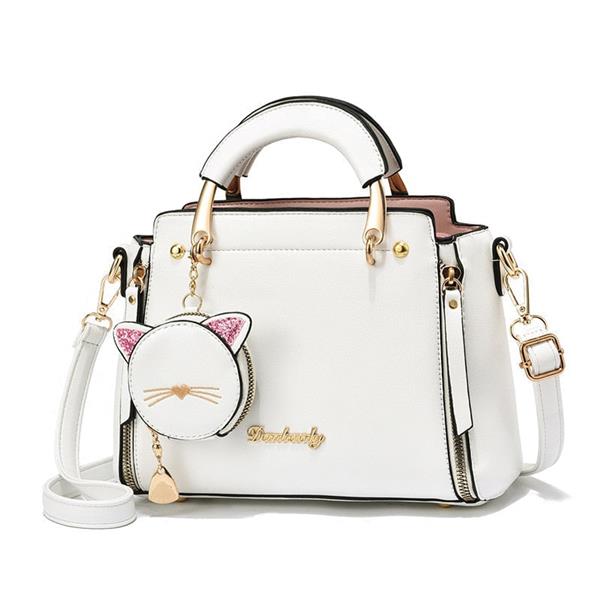 Grote foto trendy fashion handtas met kattentasje voor dames schoudertas messenger portemonnee sieraden tassen en uiterlijk damestassen