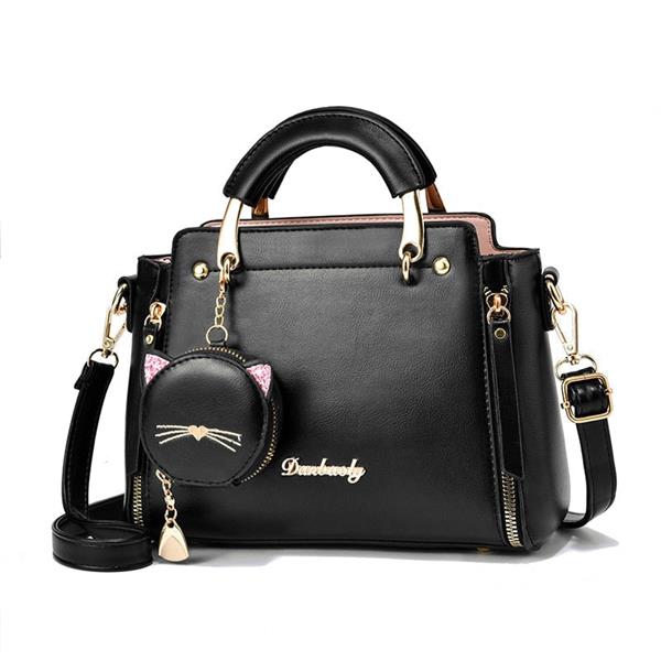 Grote foto trendy fashion handtas met kattentasje voor dames schoudertas messenger portemonnee sieraden tassen en uiterlijk damestassen