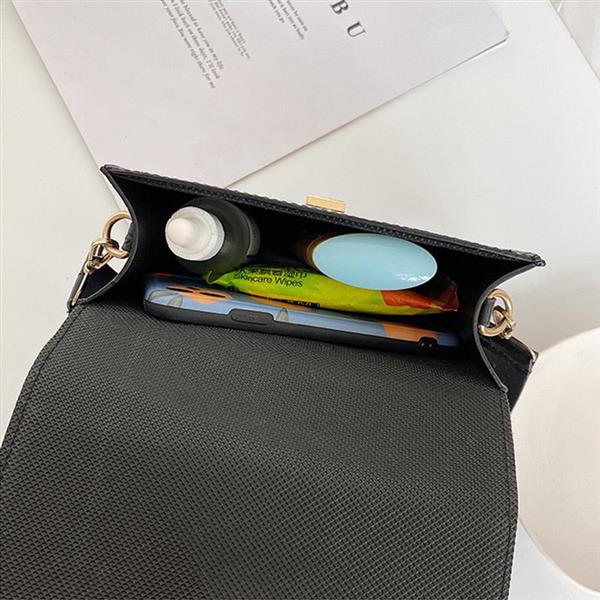 Grote foto handtas met steenpatroon voor dames schoudertas van pu leer crossbody messenger met klep sieraden tassen en uiterlijk damestassen