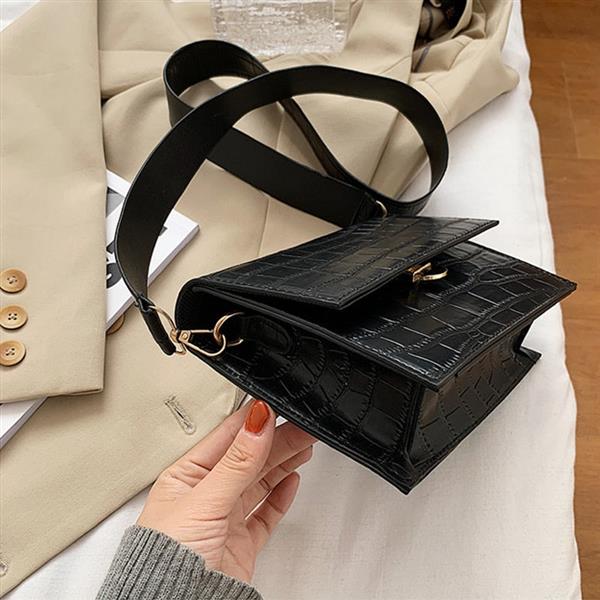 Grote foto handtas met steenpatroon voor dames schoudertas van pu leer crossbody messenger met klep sieraden tassen en uiterlijk damestassen