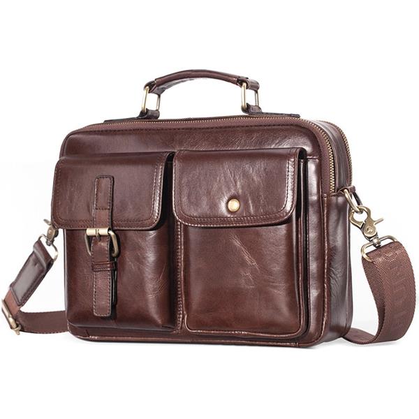 Grote foto messenger tas voor heren rundlederen handtas reis schouder kantoor aktetas sieraden tassen en uiterlijk schoudertassen