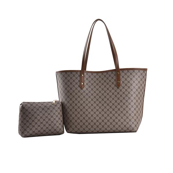 Grote foto tweedelige set luxe tote handtas voor dames designer gestreepte schouder boodschappentas sieraden tassen en uiterlijk damestassen