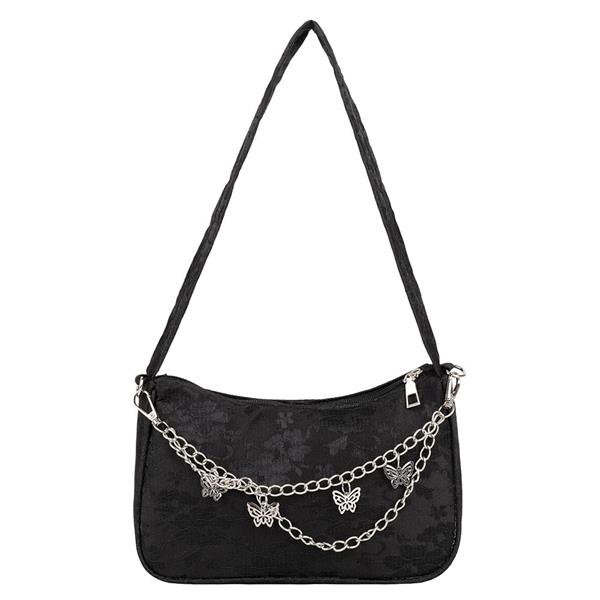 Grote foto dames luxe designer handtas retro dames schoudertas baguette tas nylon portemonnee sieraden tassen en uiterlijk damestassen