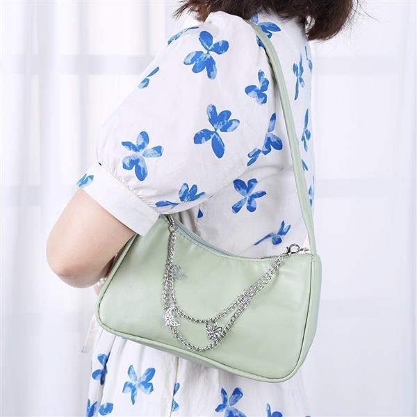 Grote foto dames luxe designer handtas retro dames schoudertas baguette tas nylon portemonnee sieraden tassen en uiterlijk damestassen