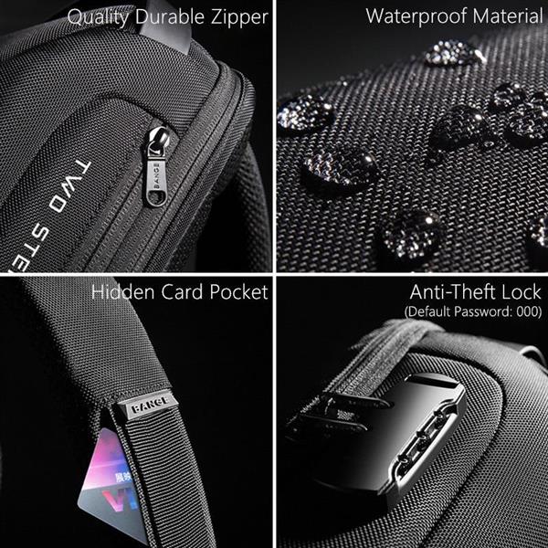 Grote foto borsttas met usb 3.0 oplaadpoort antidiefstalslot waterdichte schoudertas reistas sieraden tassen en uiterlijk rugtassen
