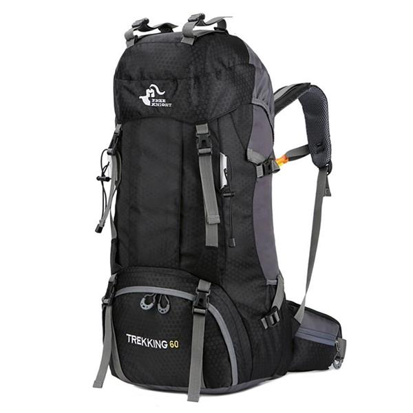 Grote foto 60l outdoor trekking rugzak camping wandelen klimtas waterdichte bergbeklimmersrugzak sieraden tassen en uiterlijk rugtassen