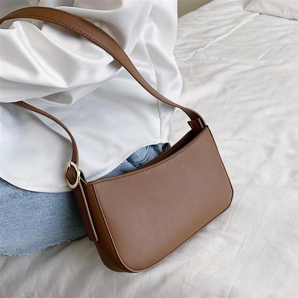Grote foto kleine pu lederen handtas voor dames eenvoudige tas voor dames reisschoudertas sieraden tassen en uiterlijk damestassen
