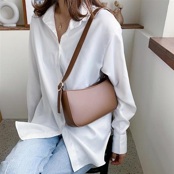 Grote foto kleine pu lederen handtas voor dames eenvoudige tas voor dames reisschoudertas sieraden tassen en uiterlijk damestassen