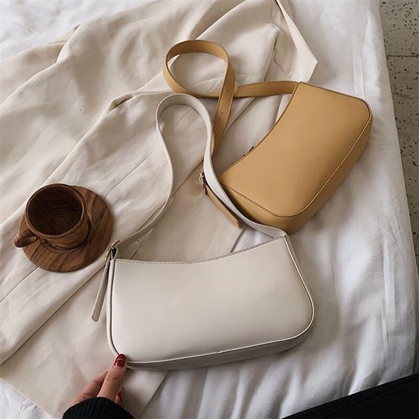 Grote foto kleine pu lederen handtas voor dames eenvoudige tas voor dames reisschoudertas sieraden tassen en uiterlijk damestassen