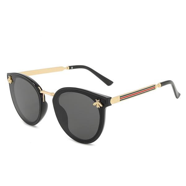 Grote foto vintage bee zonnebril voor dames retro bril met kleurovergang eyewear uv400 driving shades kleding dames sieraden