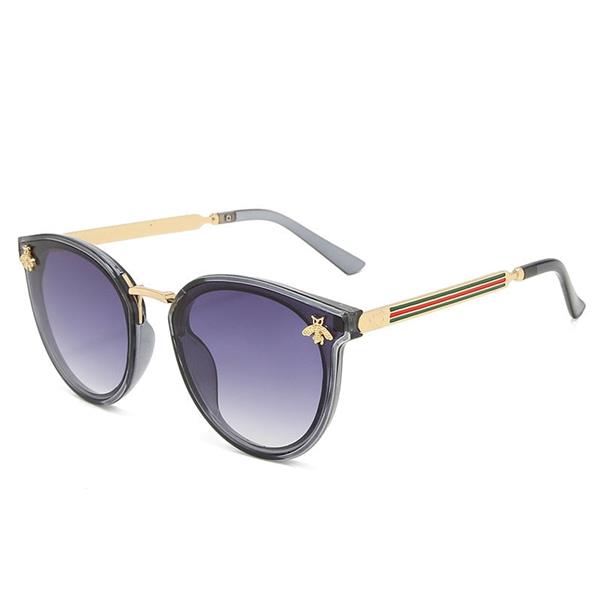 Grote foto vintage bee zonnebril voor dames retro bril met kleurovergang eyewear uv400 driving shades kleding dames sieraden